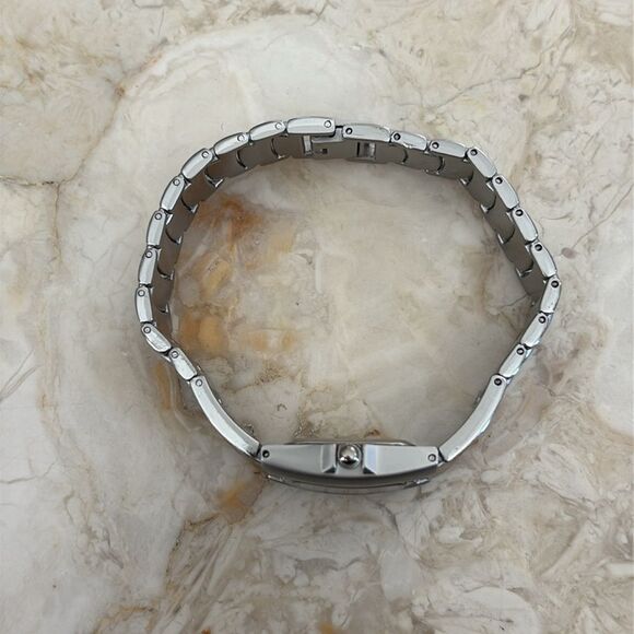 Swiss Time Stainless Steel Tank Style Quartz Watch - Picture 9 of 10